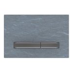Geberit Sigma50 clapeta de actionare dubla ardezie mustang, butoane negre cromate