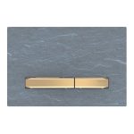 Geberit Sigma50 clapeta de actionare dubla ardezie mustang, butoane bronz