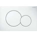 Geberit Sigma01 clapeta de actionare dubla, alb lucios