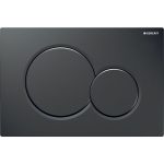 Geberit Sigma01 clapeta de actionare dubla, negru lucios