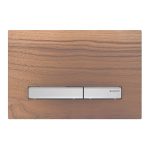 Geberit Sigma50 clapeta de actionare dubla nuc american, butoane crom
