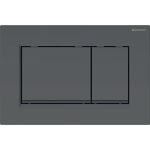 Geberit Sigma30 clapeta de actionare dubla negru mat, detalii negru mat