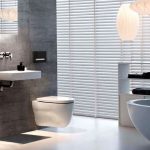 Geberit Sigma50 clapeta de actionare dubla negru lucios, butoane crom - imagine 2