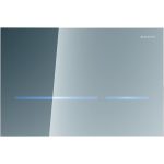 Geberit Sigma80 clapeta electronica de actionare, sticla reflectorizanta