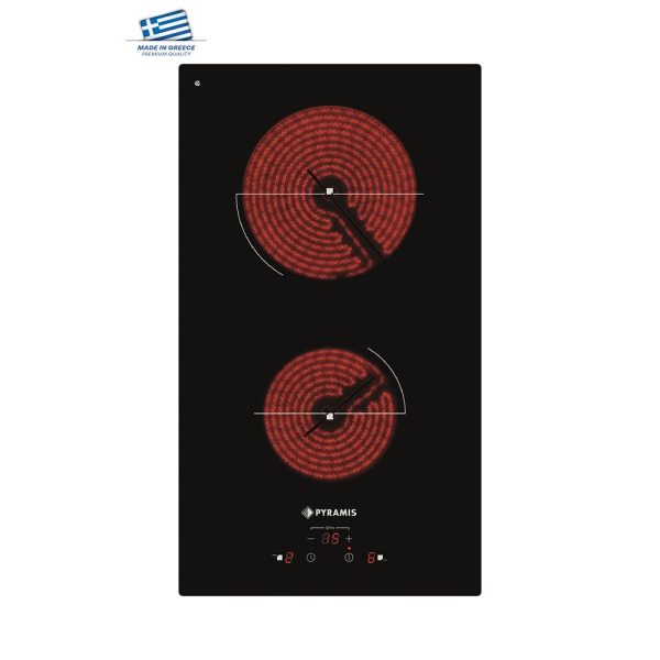 Plita electrica Pyramis PHC31210FMB Black Glass