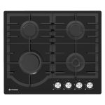 Plita gaz Pyramis 60PG 6501 Black Glass si Fonta - imagine 3