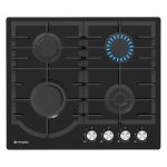 Plita gaz Pyramis 60PG 6501 Black Glass si Fonta - imagine 2