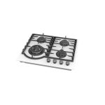 Plita gaz Pyramis 60PG 6512 White Glass, Wok si Fonta - imagine 4