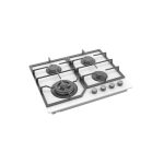 Plita gaz Pyramis 60PG 6612 White Glass, Wok si Fonta - imagine 4