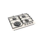 Plita gaz Pyramis 60PG 6613 Beige Glass, Wok si Fonta - imagine 4