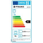 Cuptor electric Pyramis 6OIN BO173V Black Glass & Inox - imagine 4