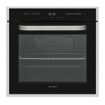 Cuptor electric Pyramis 6OIN BO113V Black Glass & Inox