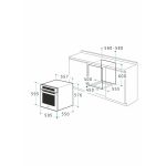 Cuptor electric Pyramis 6OIN BO113V Black Glass & Inox - imagine 2