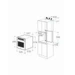 Cuptor electric Pyramis 6OIN BO113V Black Glass & Inox - imagine 3