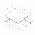 Plita gaz Pyramis PG60V 4G40 4002 Inox - imagine 2