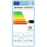Hota decorativa Pyramis VETRIO Grey Glass 90cm - imagine 3