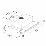 Hota telescopica Pyramis Sliding ATS2 Full Black Glass - imagine 2