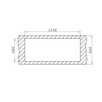 Chiuveta Inox TITAN 116x50 1B 1D LN - imagine 3