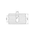 Chiuveta Inox Pyramis IRIS 17x40 1B - imagine 3