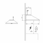 Hota decorativa Pyramis MDSC inox - imagine 4