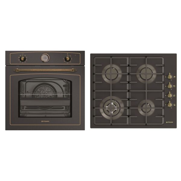 Set Rustic Pyramis 733070 Black Metal