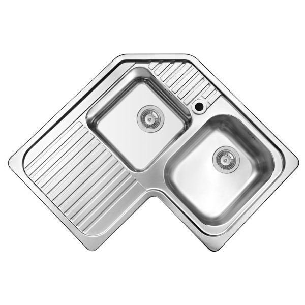 Chiuveta Inox CELESTE 83x83 2B 1D DR SM