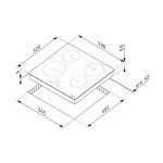 Plita inductie Pyramis 58IND 920 Black Glass - imagine 4