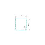 Set chiuveta inox ASTRIS COLORA 40x40 1B si baterie ECO BELLO Copper - imagine 5