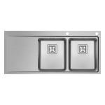 Chiuveta Inox OLYNTHOS 116x52 2B 1D DR