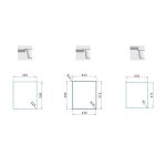 Chiuveta inox Pyramis KRYPTO 44x51 B - imagine 3