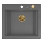 Chiuveta granit Pyramis SIROS 57x51,5 1B Gri GLD