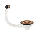 Valva ø92mm PVD Copper cu preaplin pe cuva