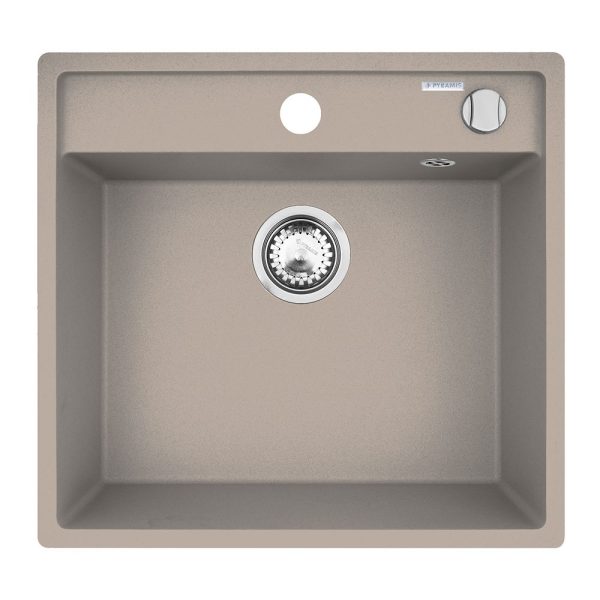 Chiuveta granit CAMEA 1B 53x50 Dark Beige