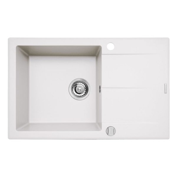 Chiuveta bucatarie Pyramis KEROS 76x48 1B 1D Snow