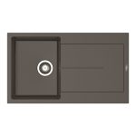 Chiuveta bucatarie Pyramis ITHAKA 86x50 1B 1D Iron Grey