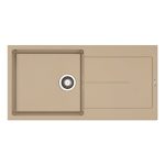 Chiuveta bucatarie Pyramis ITHAKA PLUS 100x50 1B 1D Dark Beige