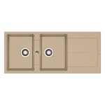 Chiuveta bucatarie Pyramis ITHAKA 116x50 2B 1D Dark Beige