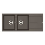 Chiuveta bucatarie Pyramis ITHAKA 116x50 2B 1D Iron Grey