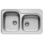 Chiuveta inox SPACE MINI  80x48 2B SM