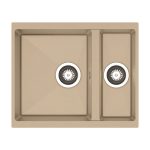 Chiuveta bucatarie Pyramis ITHAKA 55,5x46 1 1/2B UM Dark Beige