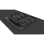 Plita gaz Pyramis 2082 Cooper Line Black Glass - imagine 3