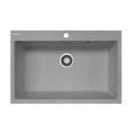 Chiuveta soft compozit Pyramis Square DUROTHEK 76x50 1B gri
