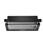 Hota telescopica Sliding Black Matt Enameled 1MT 60cm