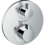 Hansgrohe Ecostat S baterie dus termostatata 2 functii, montaj incastrat, crom