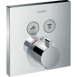 Hansgrohe ShowerSelect E baterie dus termostatata 2 functii, montaj incastrat, crom