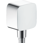 Hansgrohe FixFit Square conector dus de mana cu valva antiretur, crom