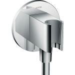 Hansgrohe FixFit Porter S conector dus cu suport para inclus, crom