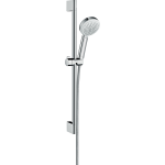 Hansgrohe Crometta 100 Vario set dus 4 functii si bara de 65 cm, alb-crom