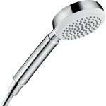 Hansgrohe Crometta 100  EcoSmart 7 l/min set para dus 1 functie, suport si furtun 160 cm, alb-crom
