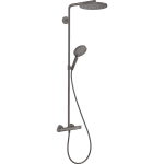 Hansgrohe Raindance Select S 240 PowderRain coloana de dus termostatata, negru periat